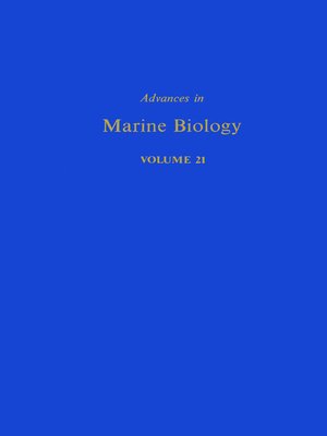 cover image of Advances in Marine Biology
